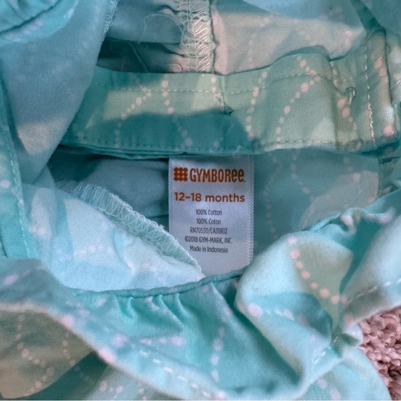 Gymboree Baby Girl Sleeveless Top & Leggings Set – Size 12 Months - Picture 5 of 10